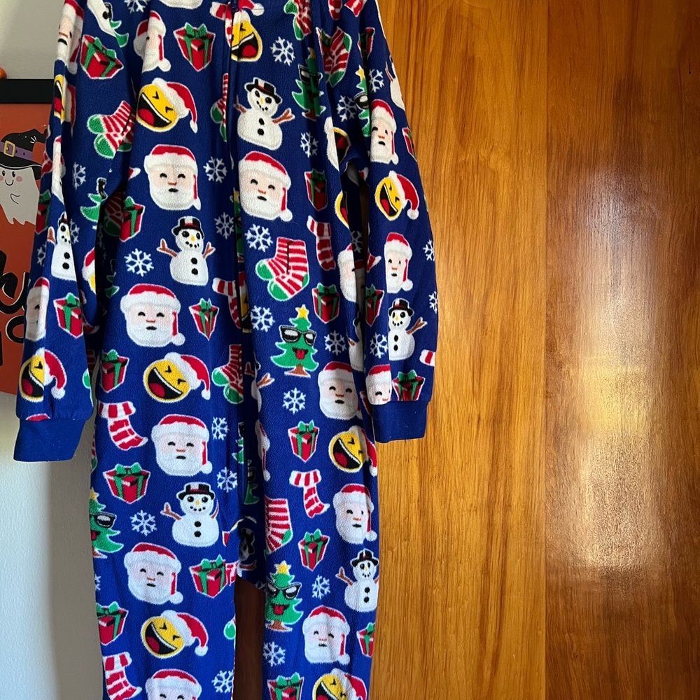 The Children's Place Blue Holiday Onesie